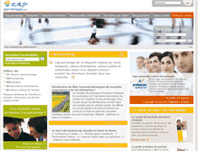 Tablet Screenshot of cap-parrainage.com